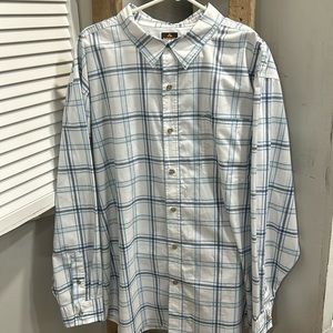 Three XL Ridge cut tough wear men's long sleeve shirt with pocket